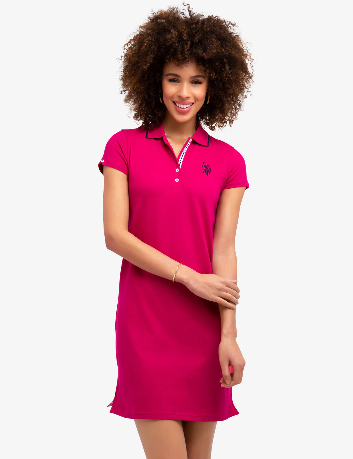 TIPPED POLO DRESS - Image 9