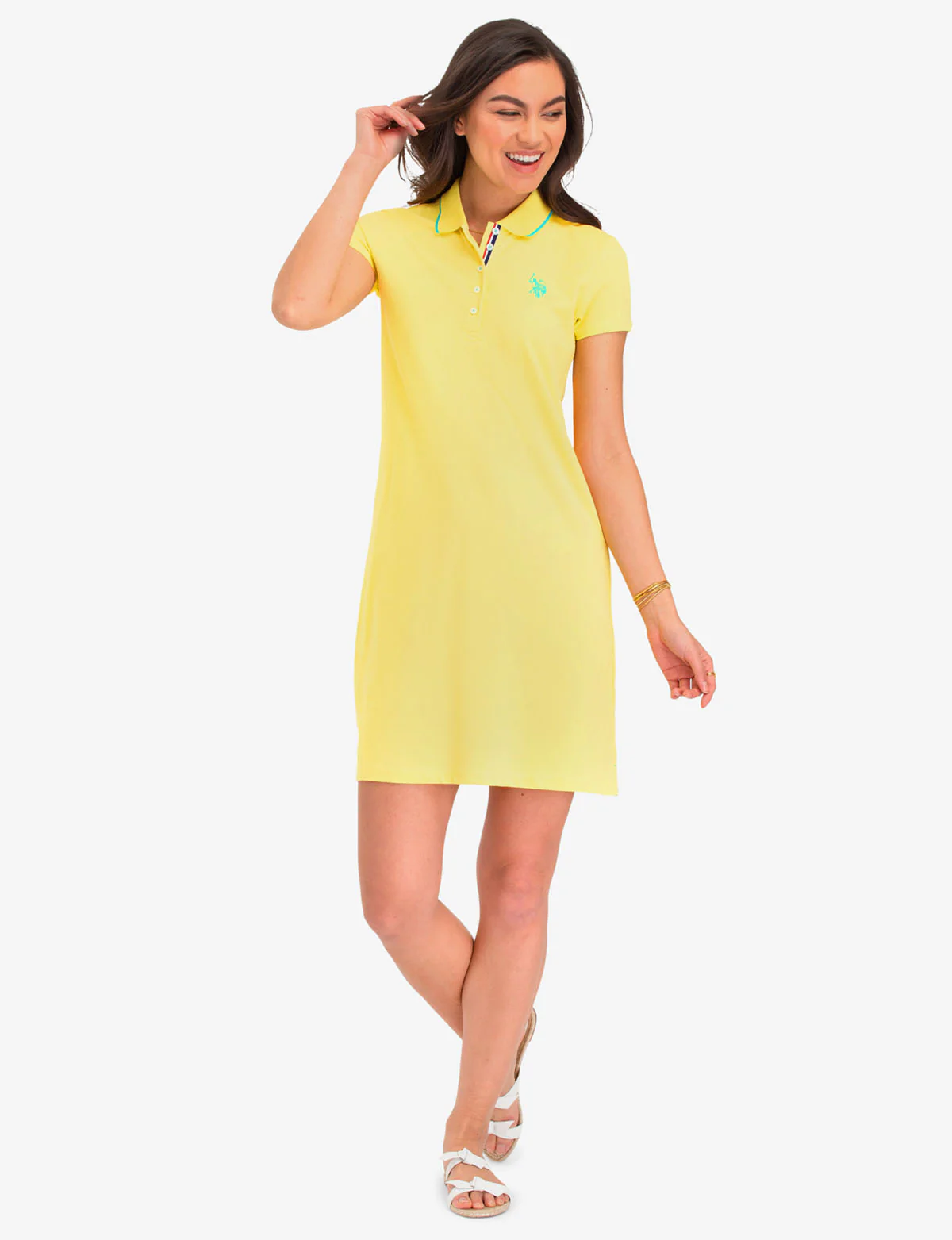 TIPPED POLO DRESS - Image 10