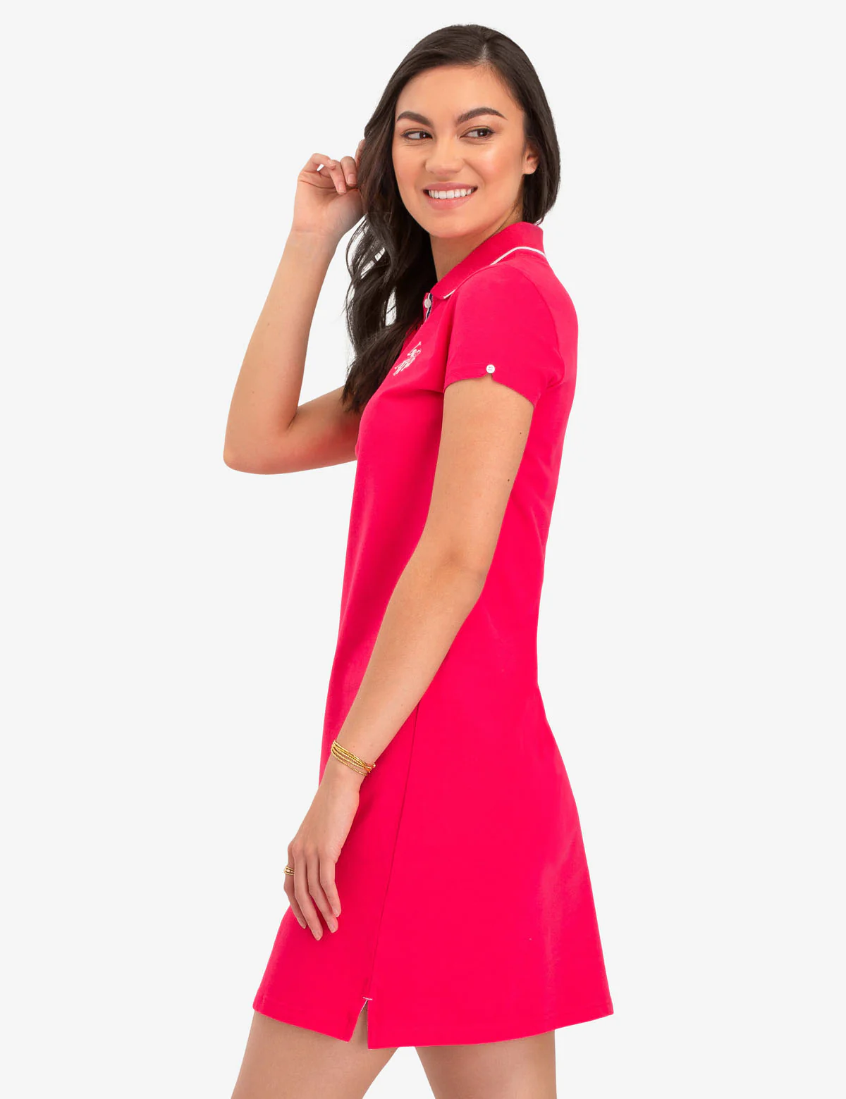 TIPPED POLO DRESS - Image 3
