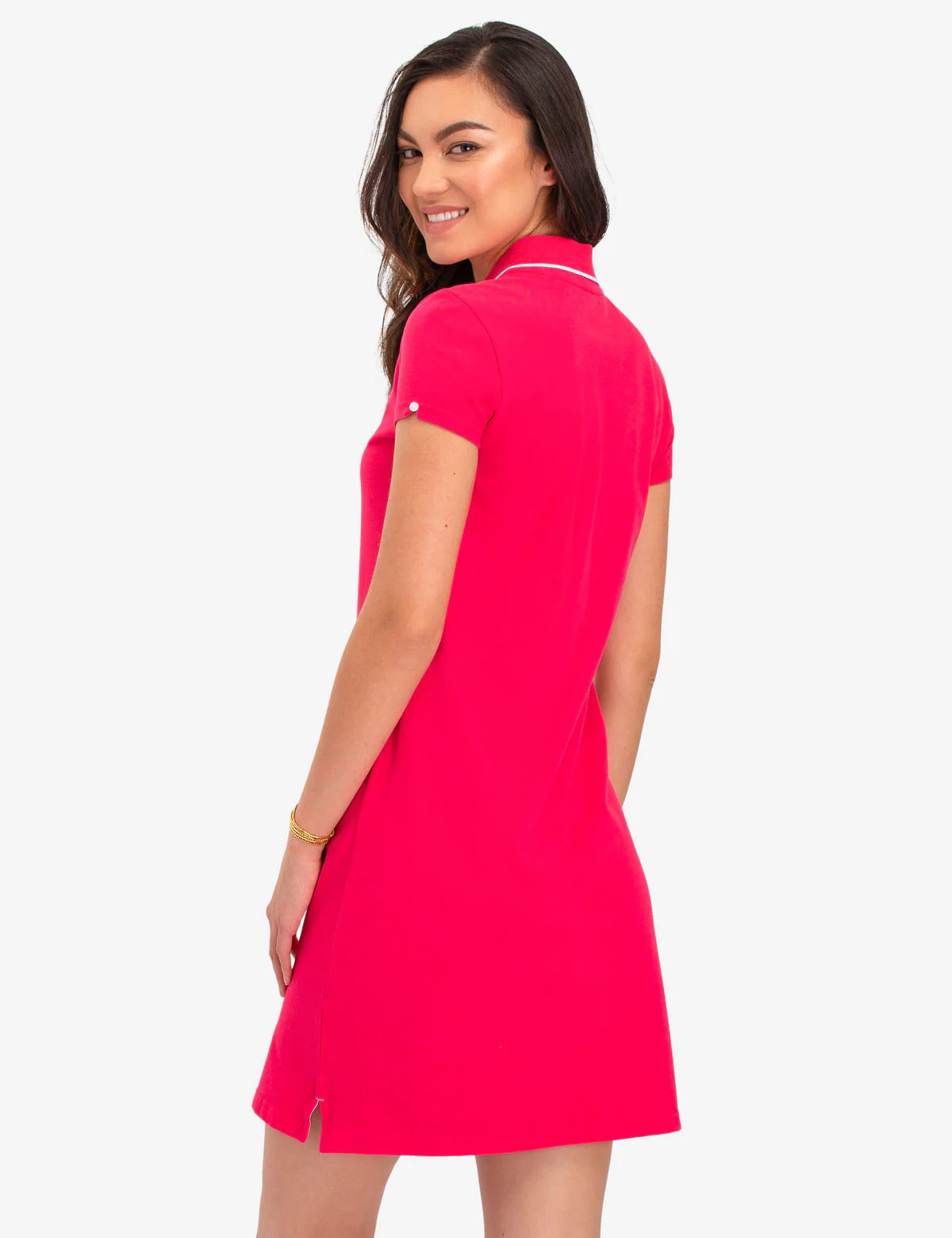TIPPED POLO DRESS - Image 4