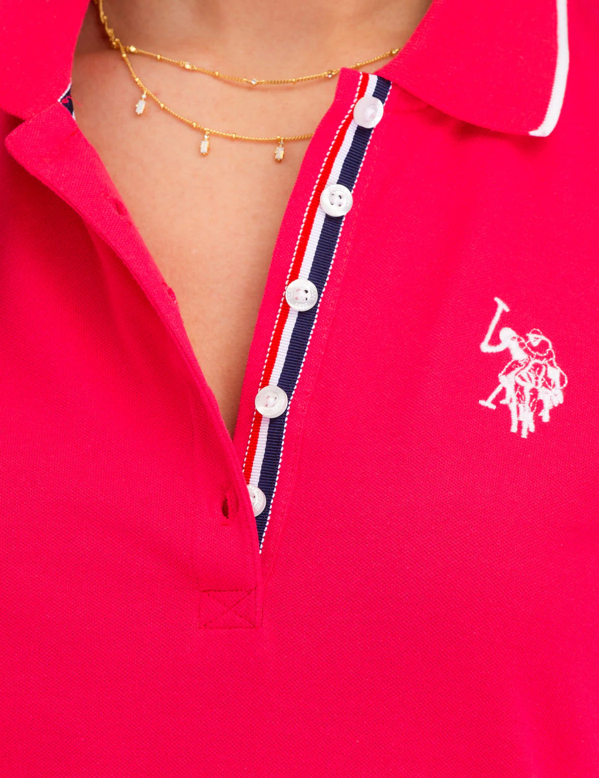 TIPPED POLO DRESS - Image 5