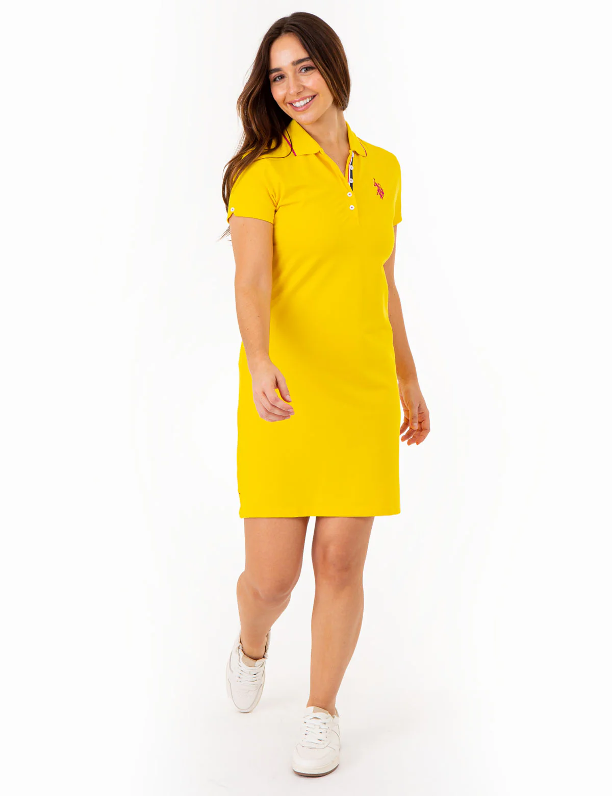 TIPPED POLO DRESS - Image 13