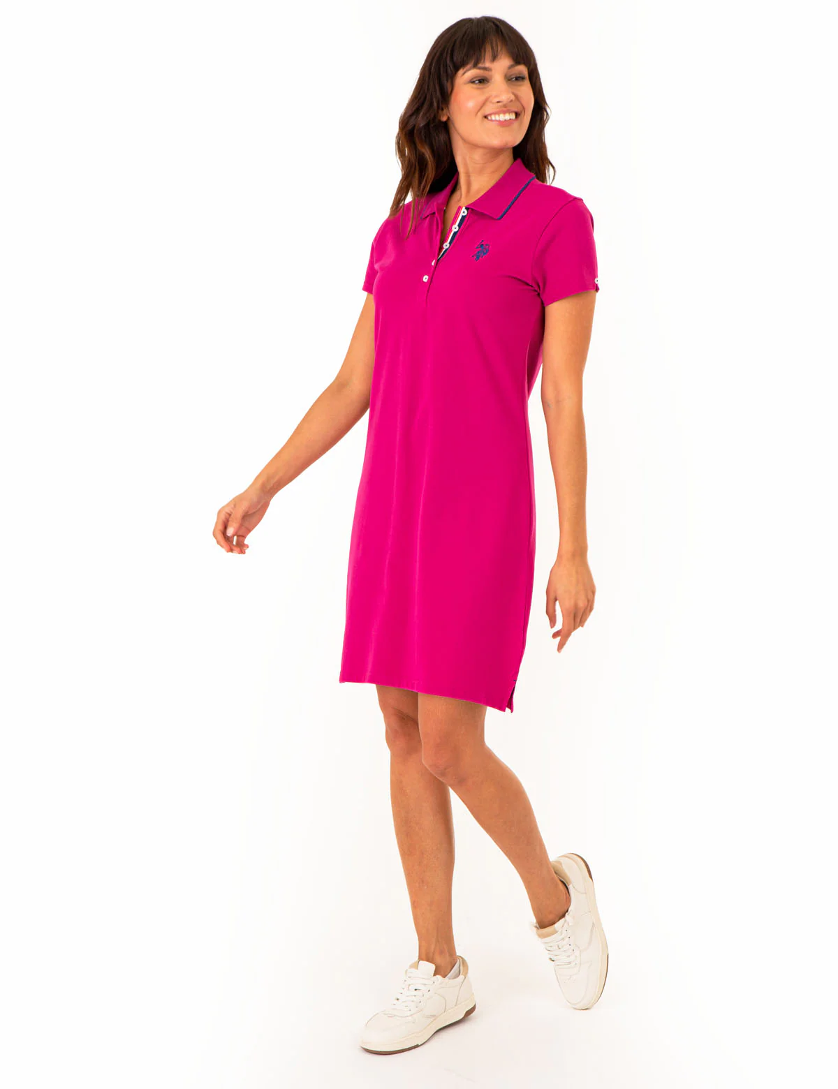 TIPPED POLO DRESS - Image 21