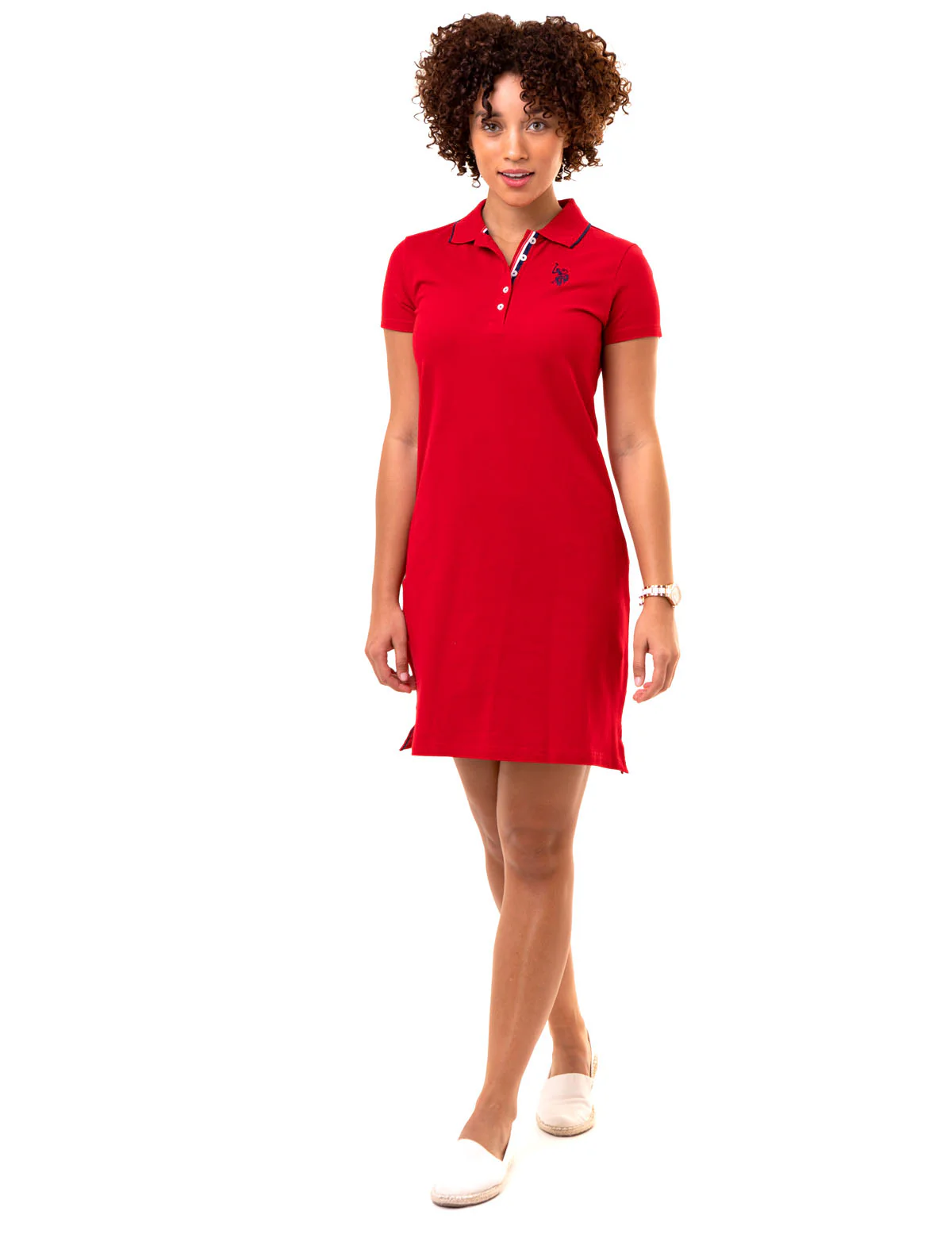 TIPPED POLO DRESS - Image 3