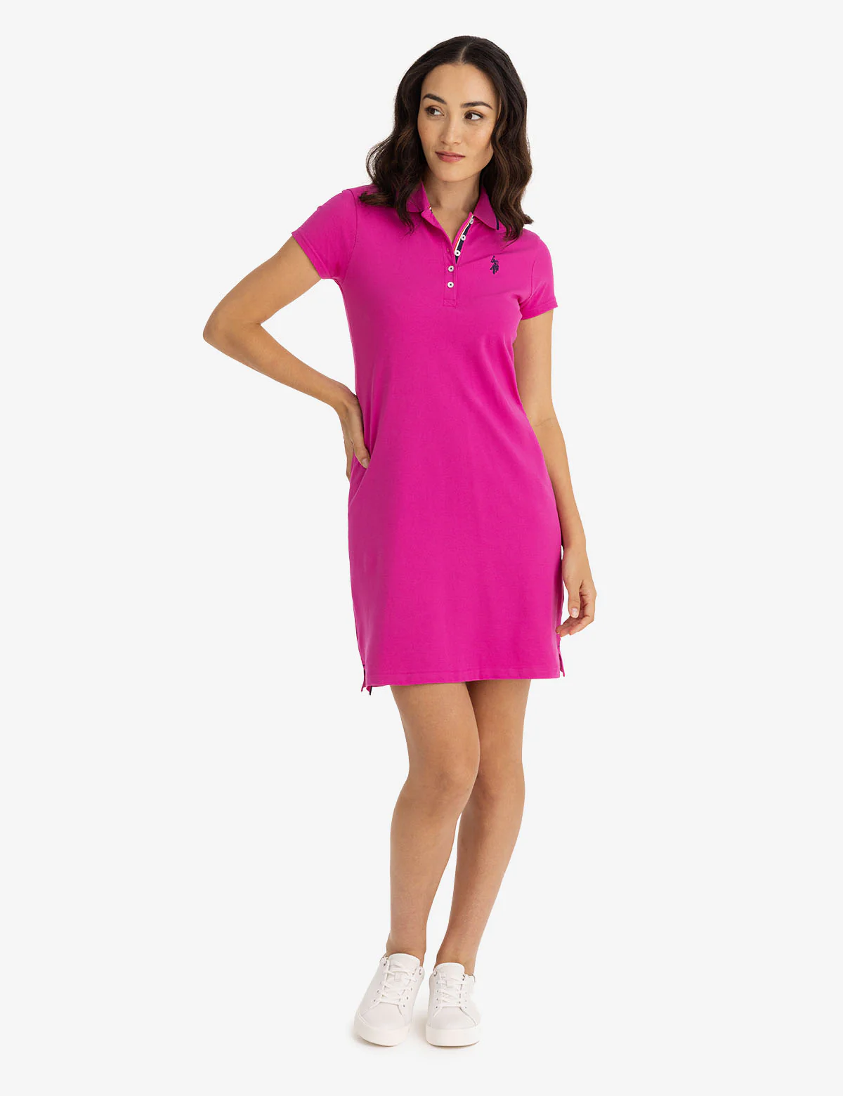 TIPPED POLO DRESS - Image 13