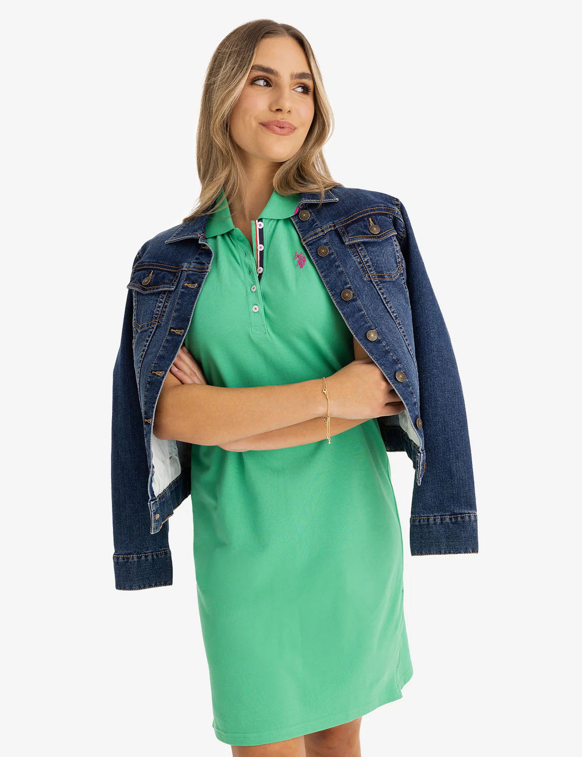 TIPPED POLO DRESS - Image 20