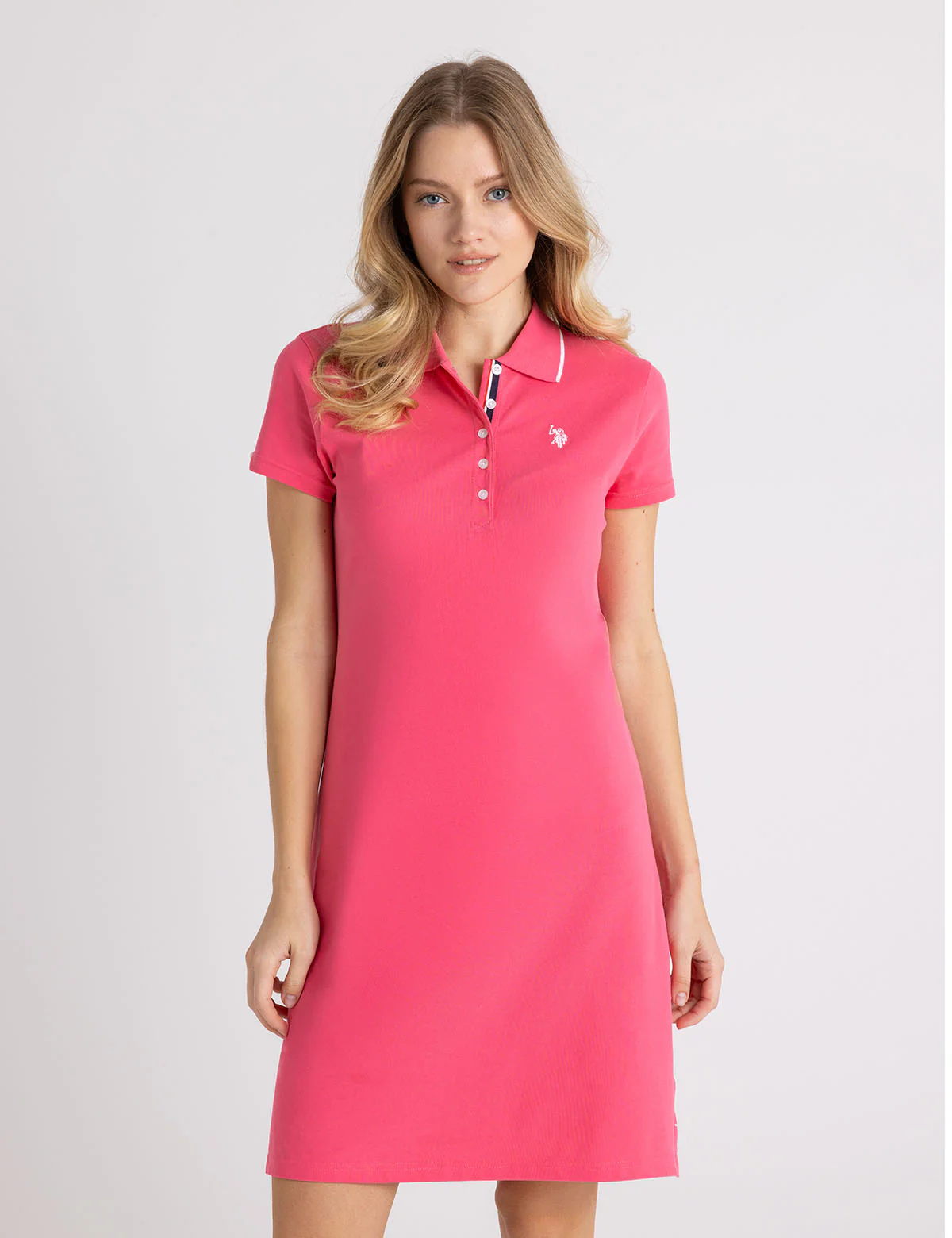 TIPPED POLO DRESS - Image 5