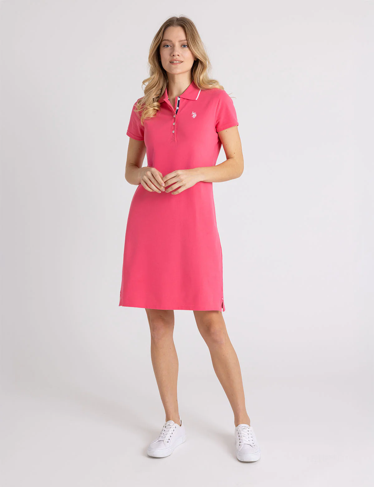TIPPED POLO DRESS - Image 6