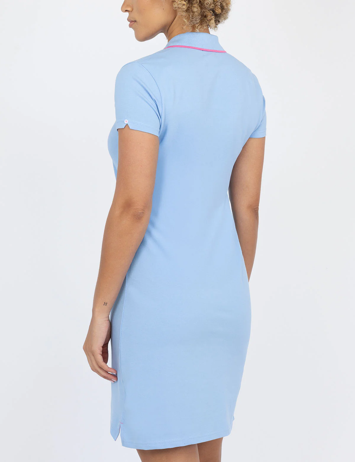 TIPPED POLO DRESS - Image 7