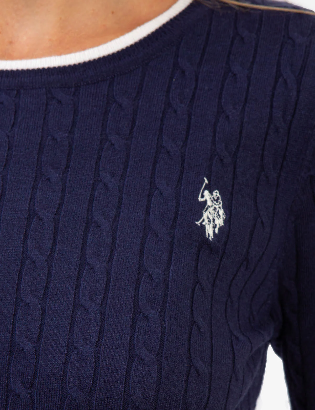 TIPPED SOFT CABLE CREW NECK SWEATER - Image 19