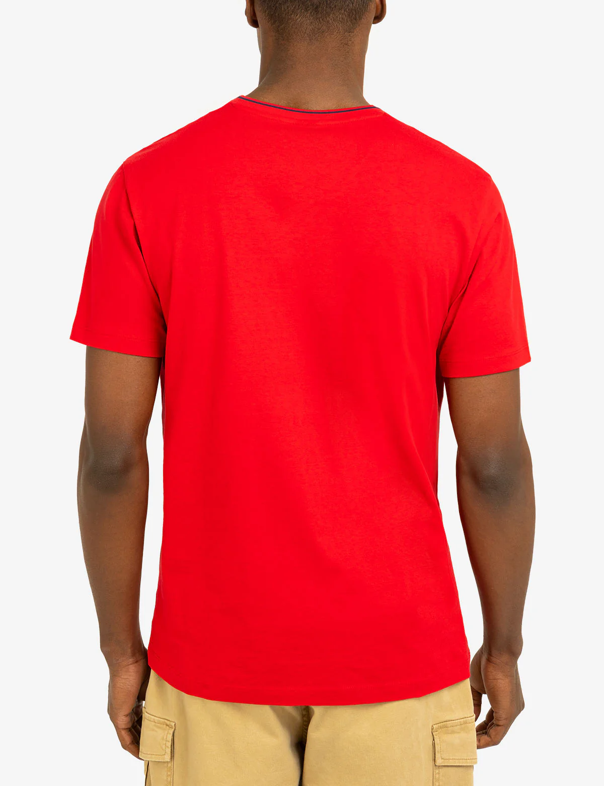 TIPPED V-NECK JERSEY T-SHIRT - Image 17