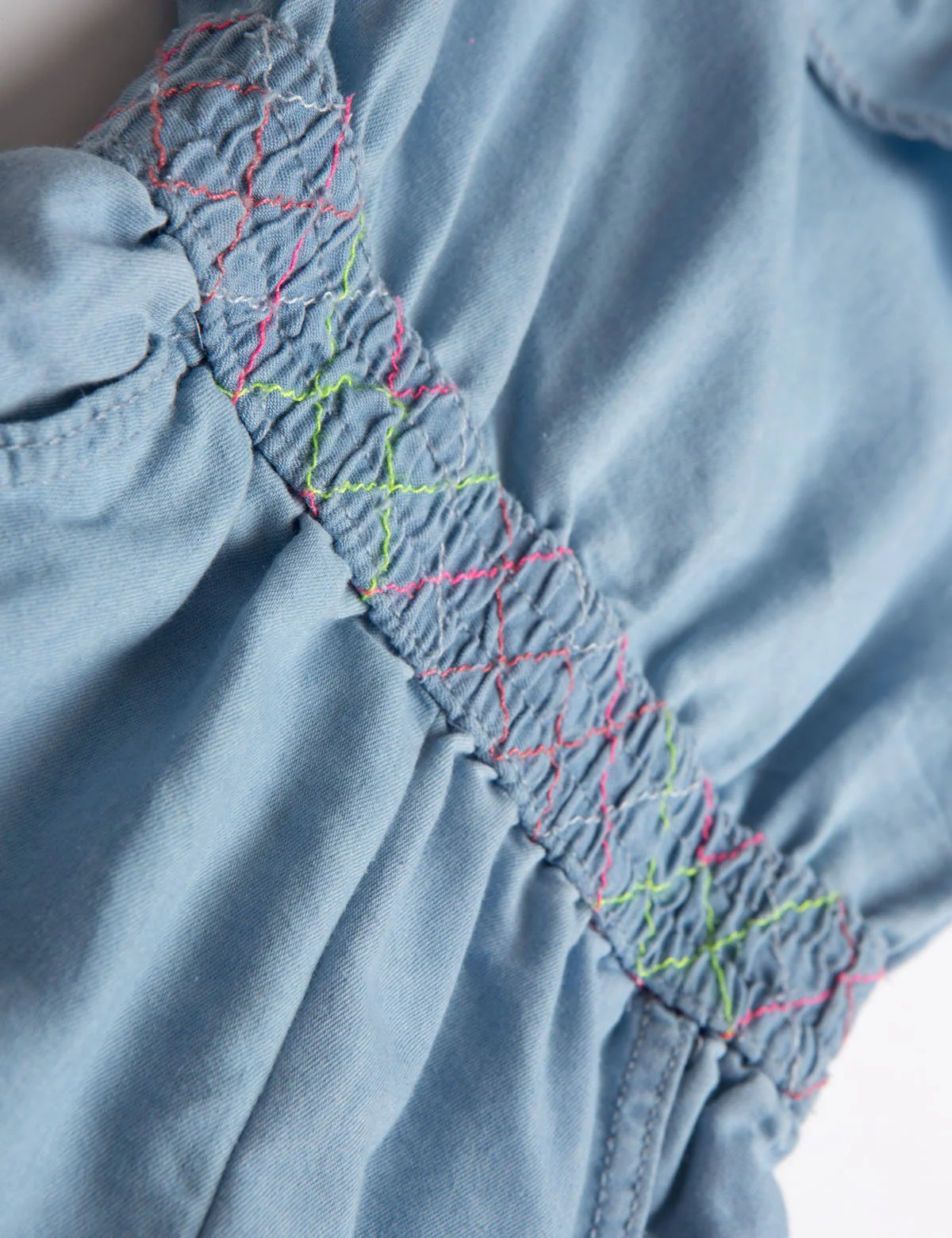 TODDLER SMOCKED WAIST ROMPER - Image 7