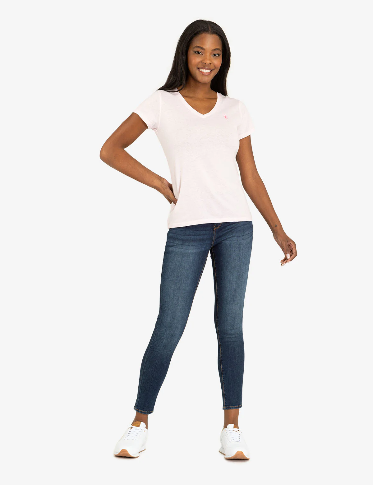 TONAL V-NECK T-SHIRT - Image 3