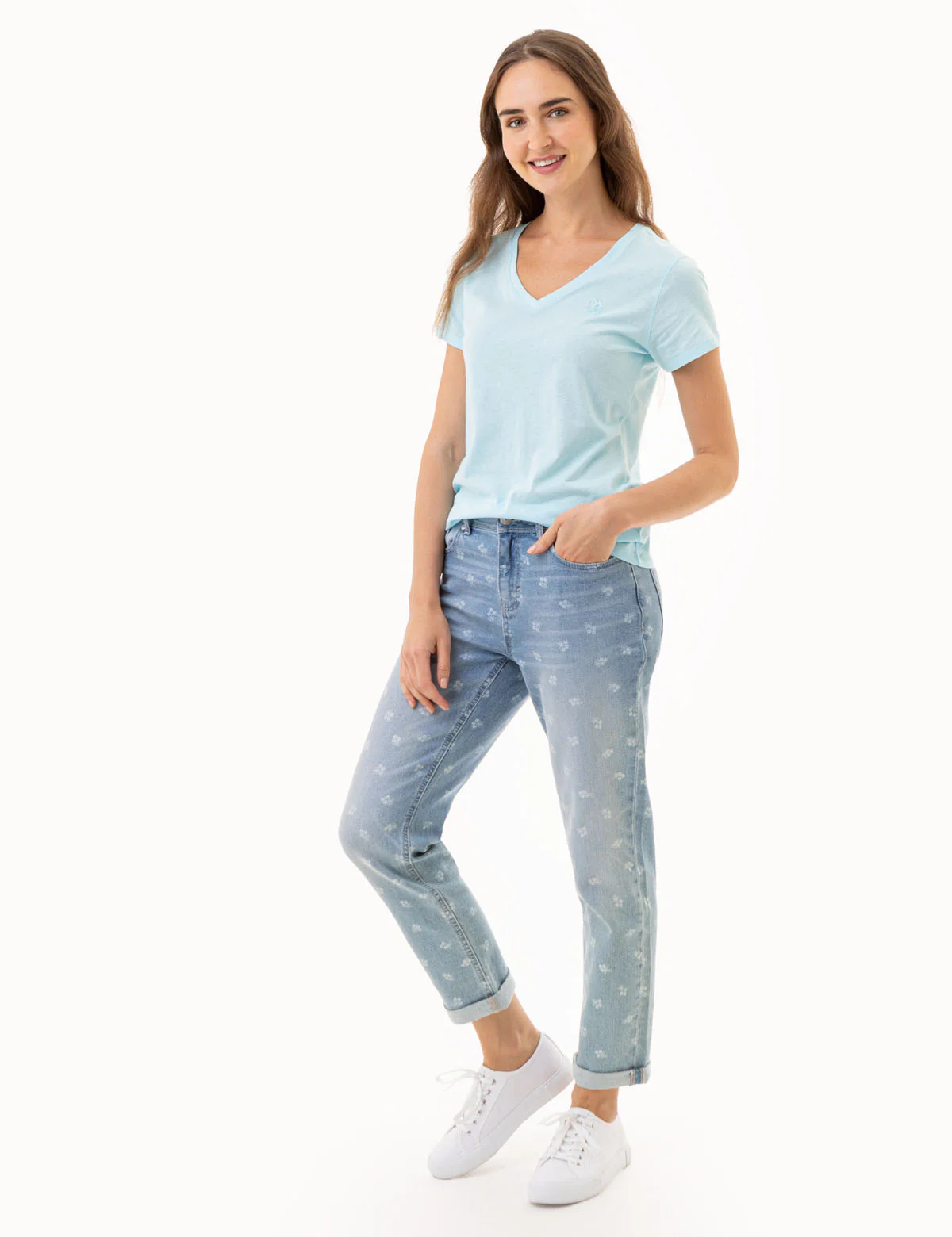 TONAL V-NECK T-SHIRT - Image 6