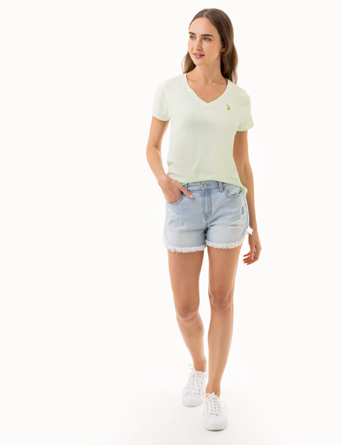 TONAL V-NECK T-SHIRT - Image 9