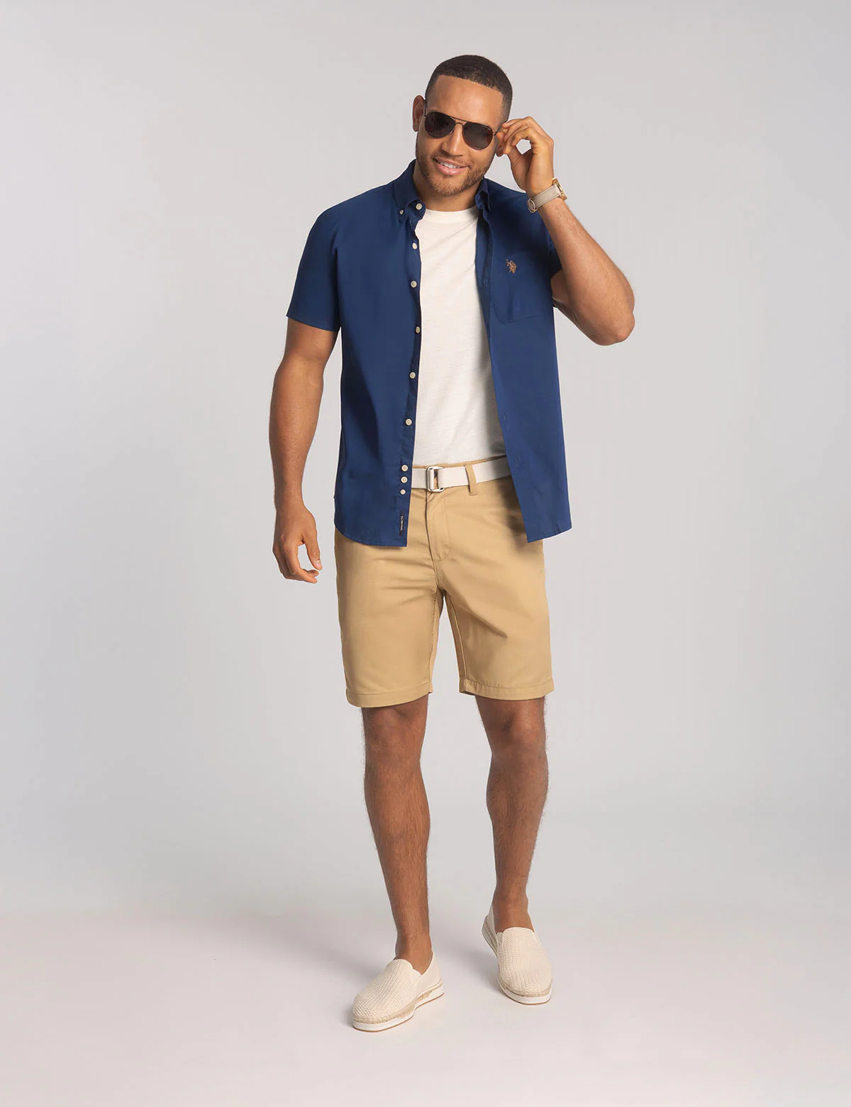 STRETCH TWILL SHORT WITH COMFORT BAND - Image 2