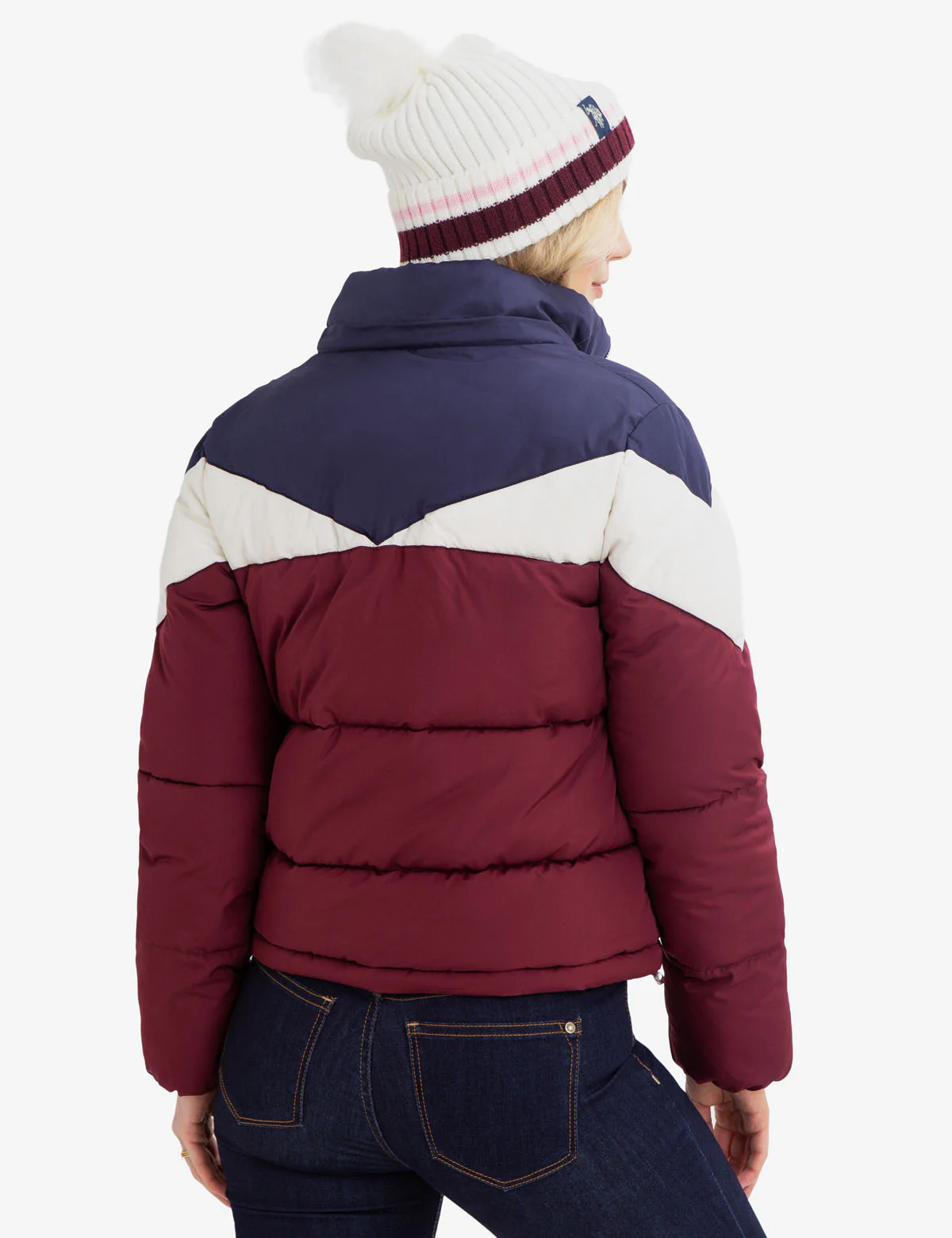 TRI-COLOR PUFFER COAT - Image 4