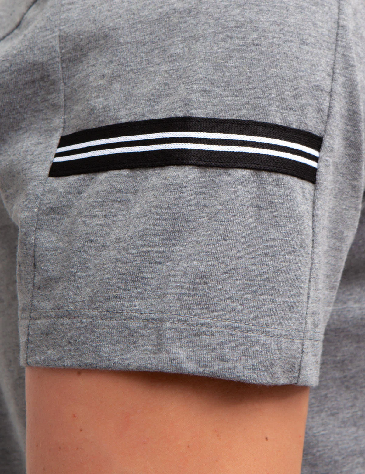 BLACK MALLET YARN DYE TAPING T-SHIRT - Image 4