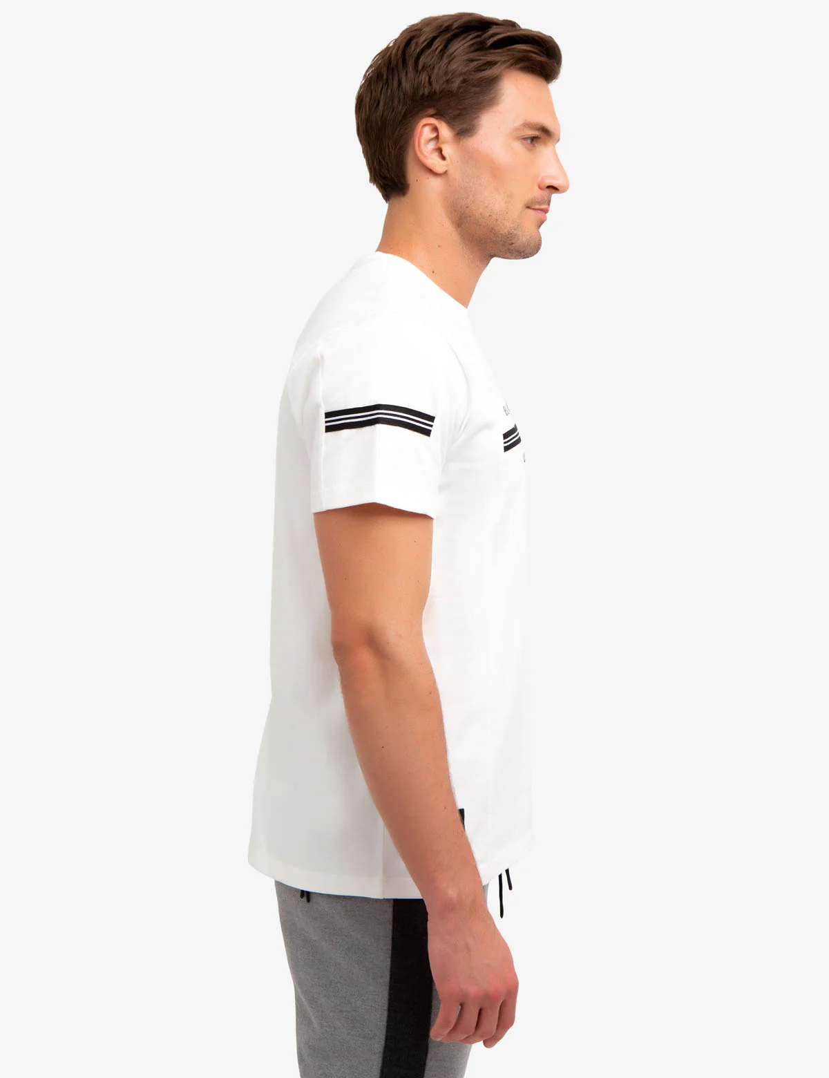 BLACK MALLET YARN DYE TAPING T-SHIRT - Image 7