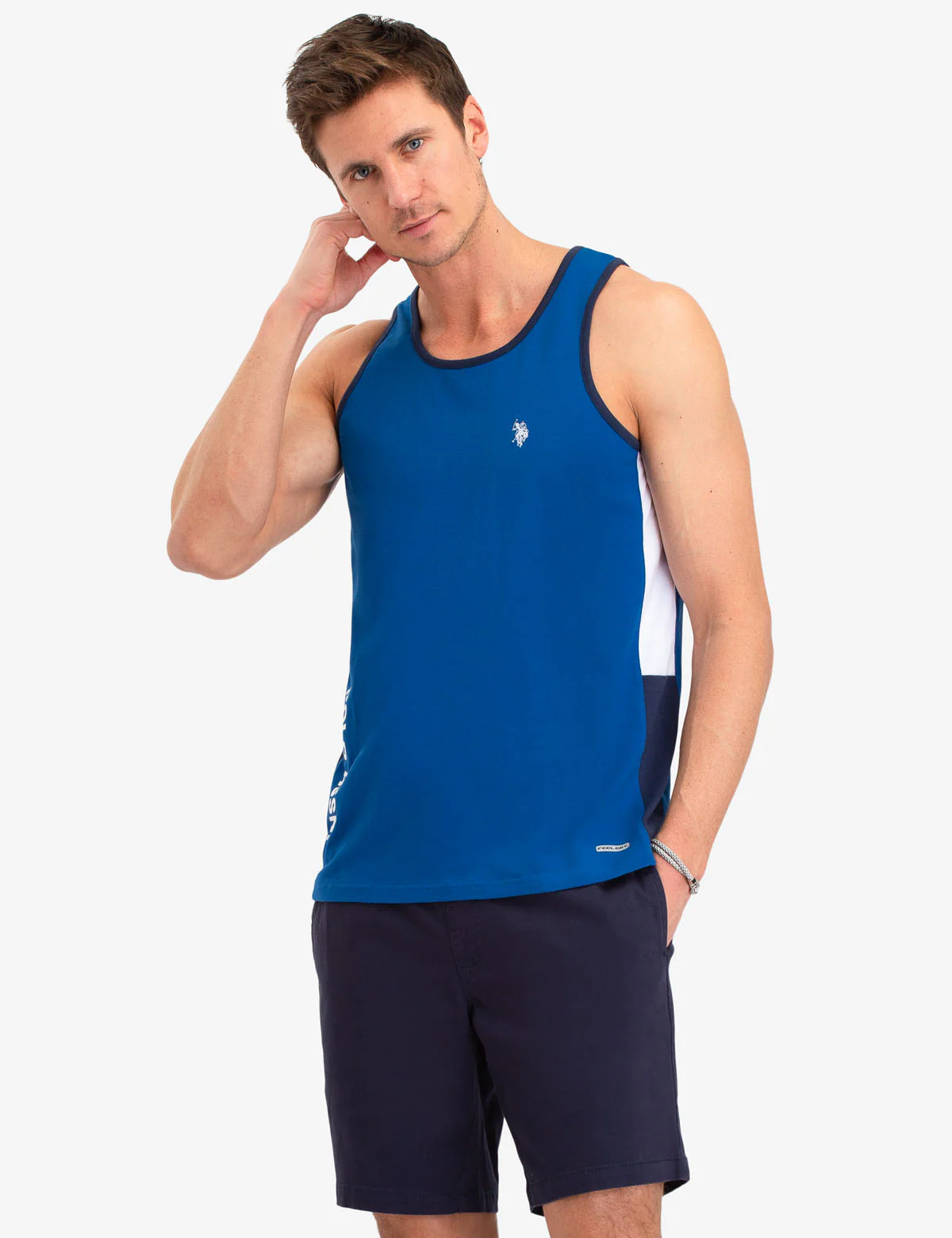 TRI COLOR WORDMARK TANK