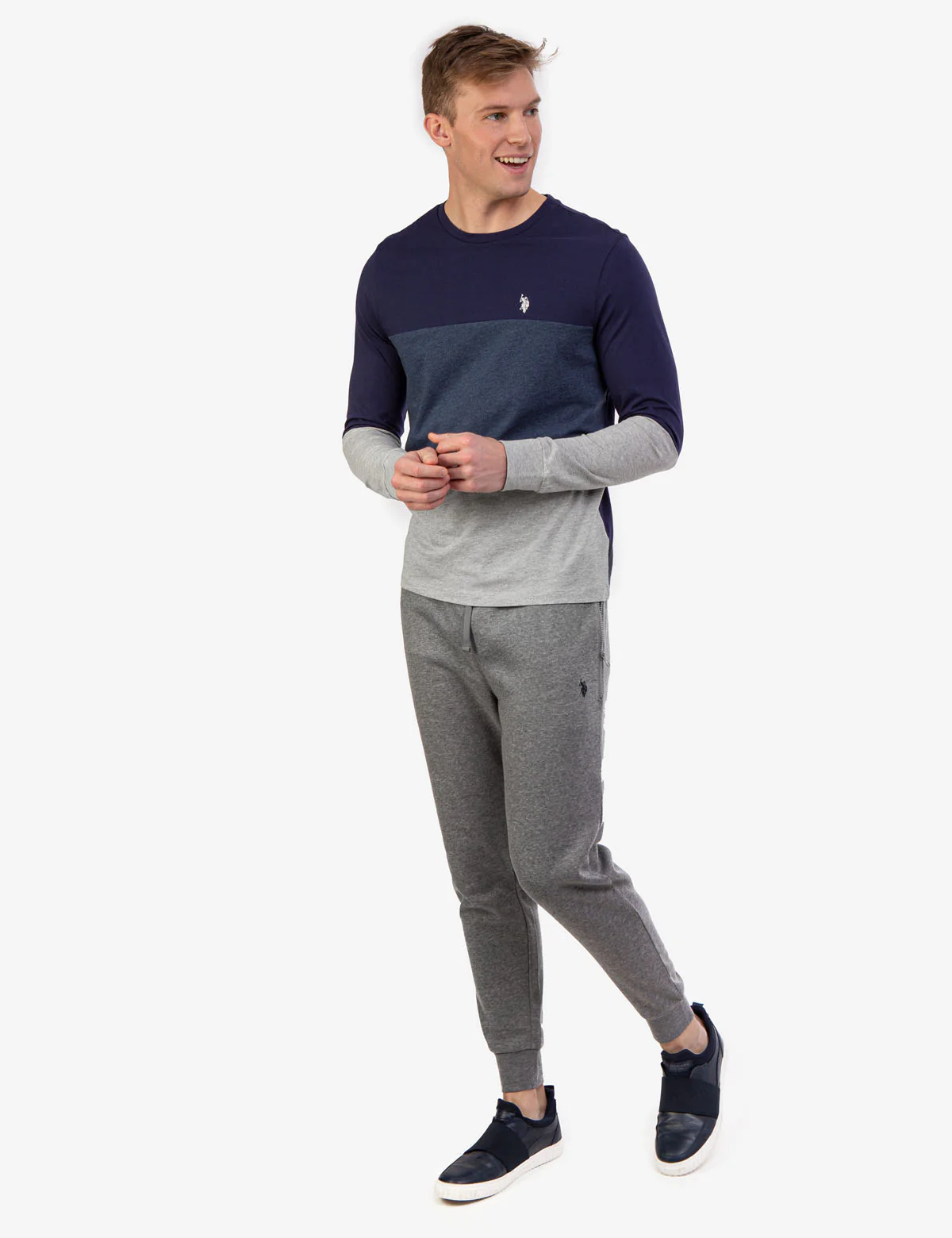 TRI COLORBLOCK LONG SLEEVE T-SHIRT - Image 2