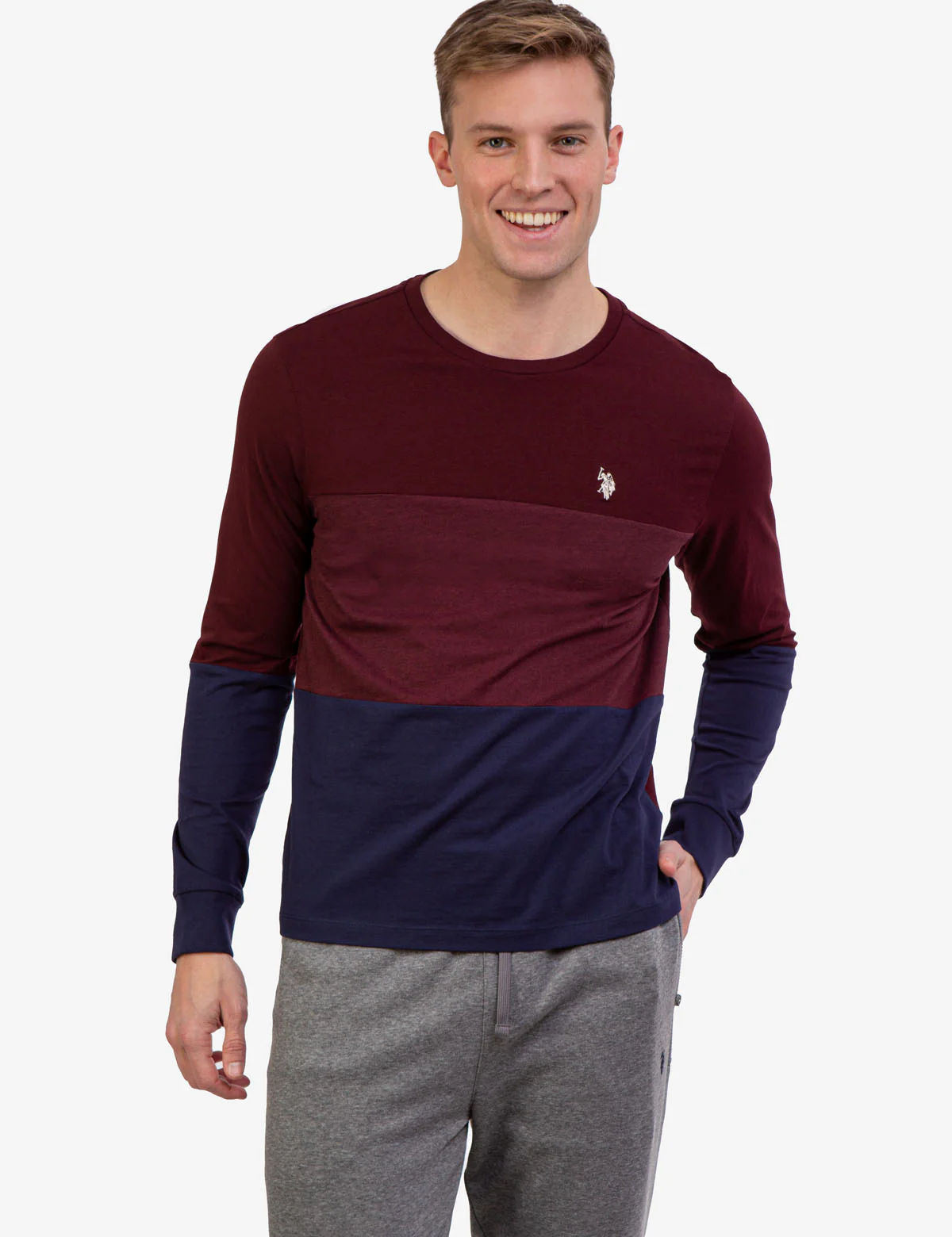 TRI COLORBLOCK LONG SLEEVE T-SHIRT - Image 7