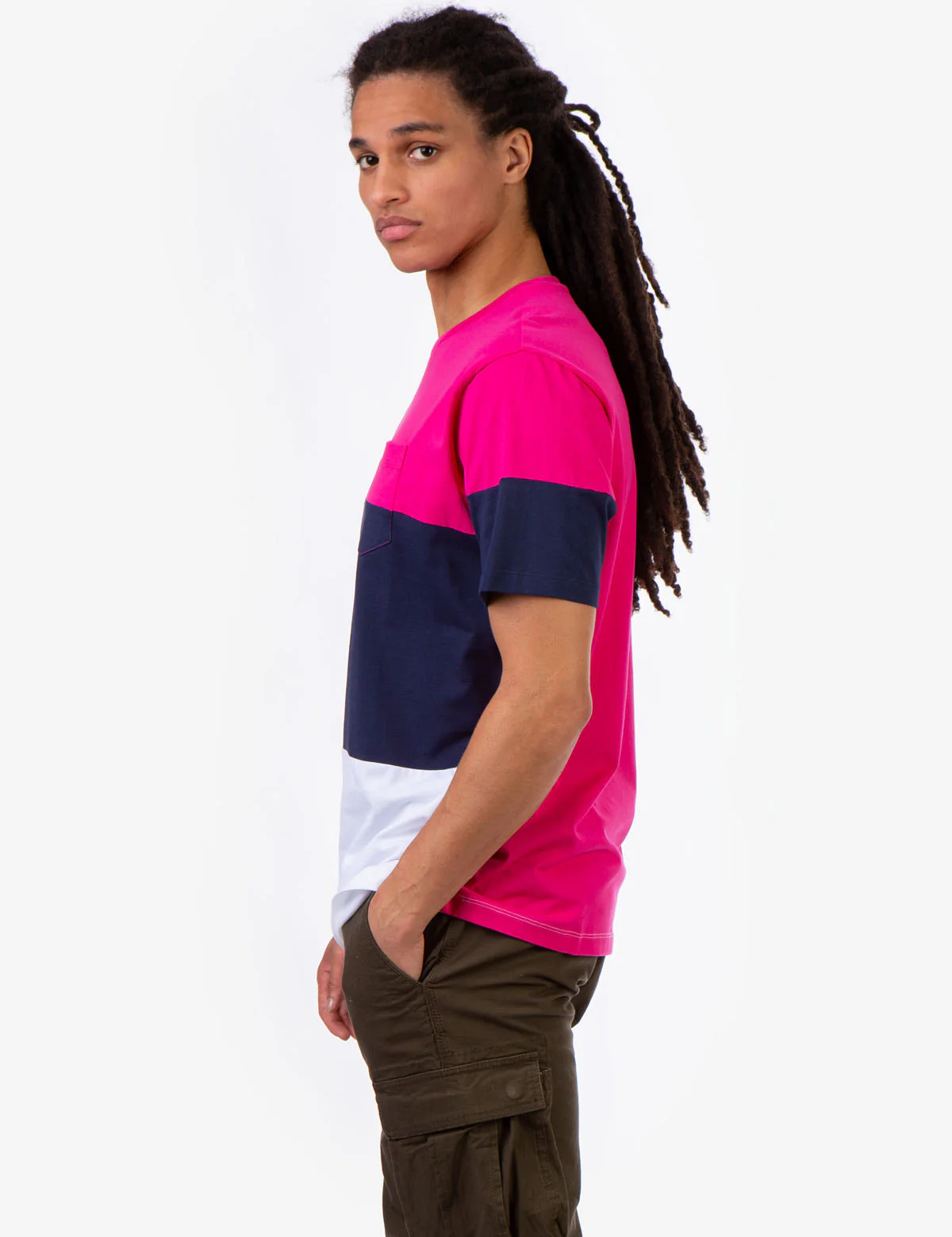 TRI COLORBLOCK POCKET T-SHIRT - Image 8