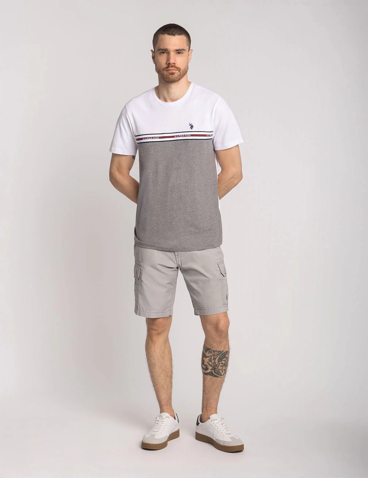TRICOT PIECED STRIPE JERSEY T-SHIRT - Image 6