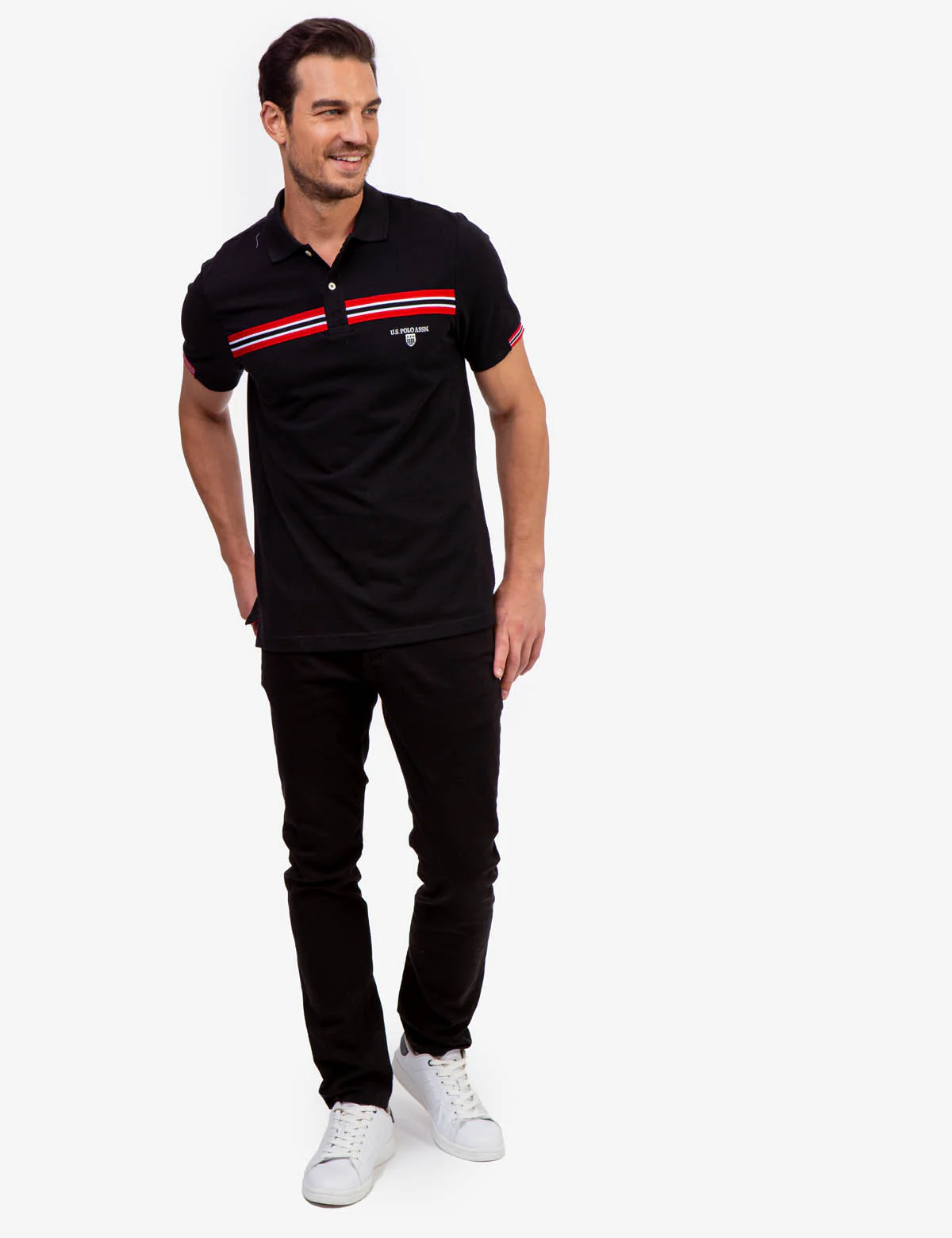 TRICOT TAPE PIECED POLO SHIRT - Image 7