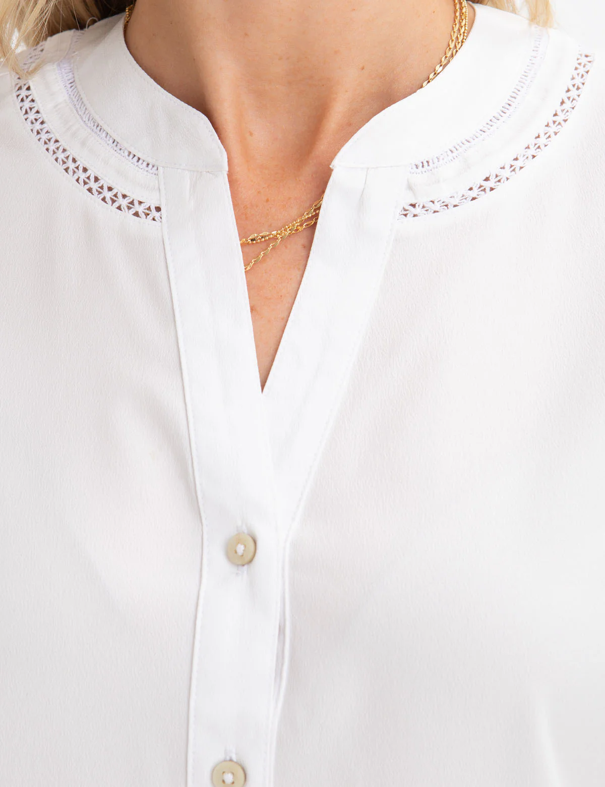 TRIM CREPE SHIRT - Image 15