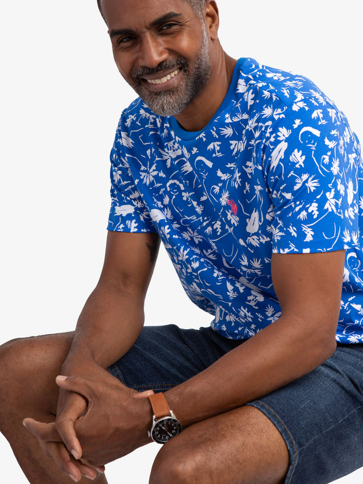 TROPICAL PRINT JERSEY T-SHIRT - Image 5