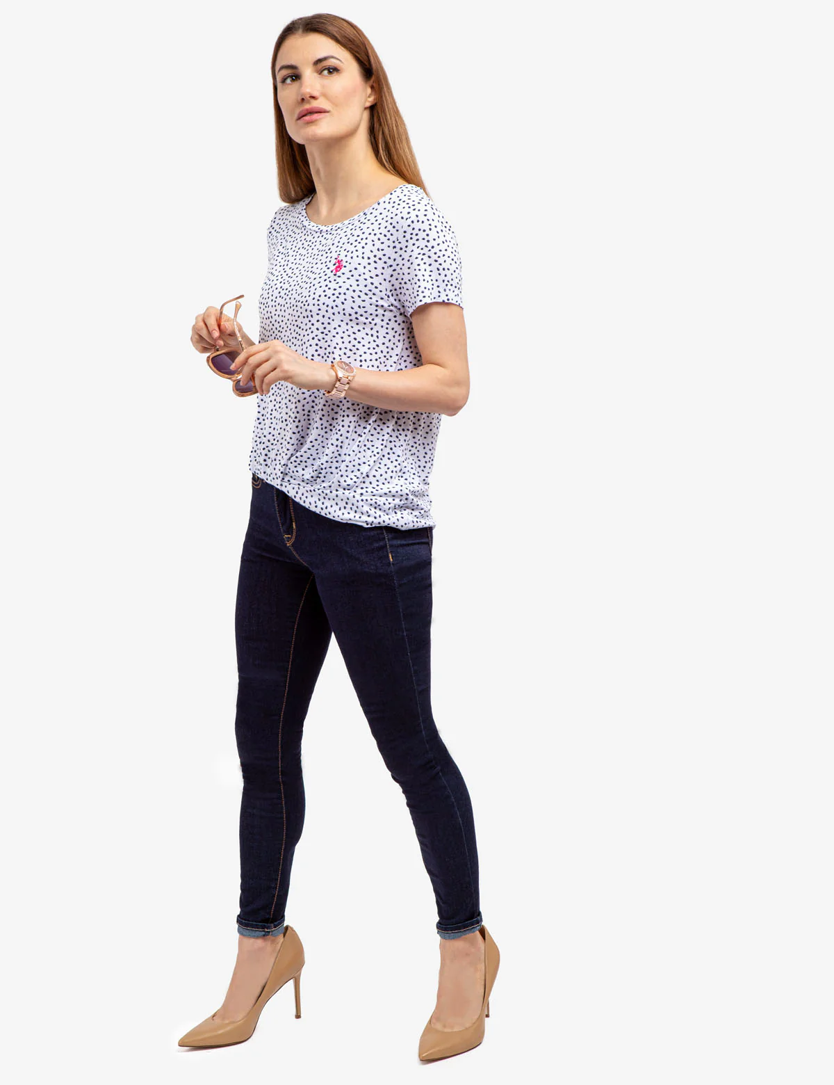 TWIST FRONT CREW NECK T-SHIRT - Image 7