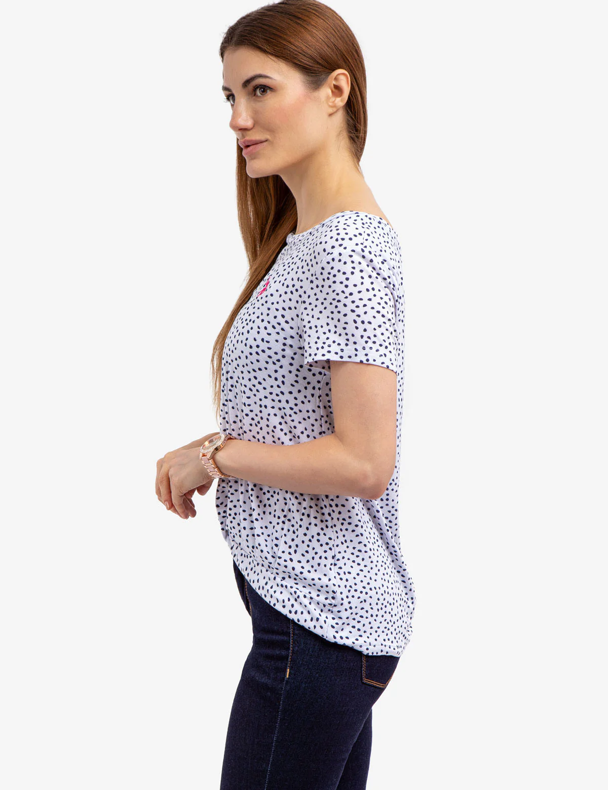 TWIST FRONT CREW NECK T-SHIRT - Image 8