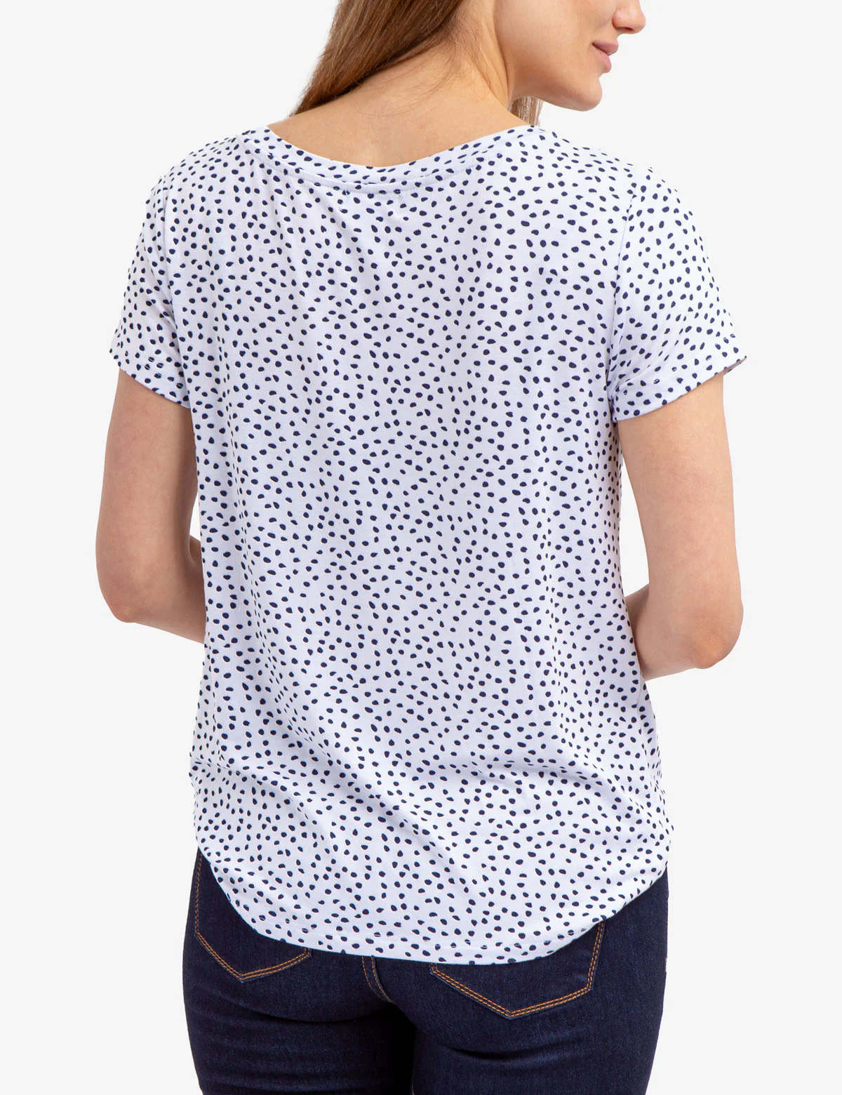 TWIST FRONT CREW NECK T-SHIRT - Image 9