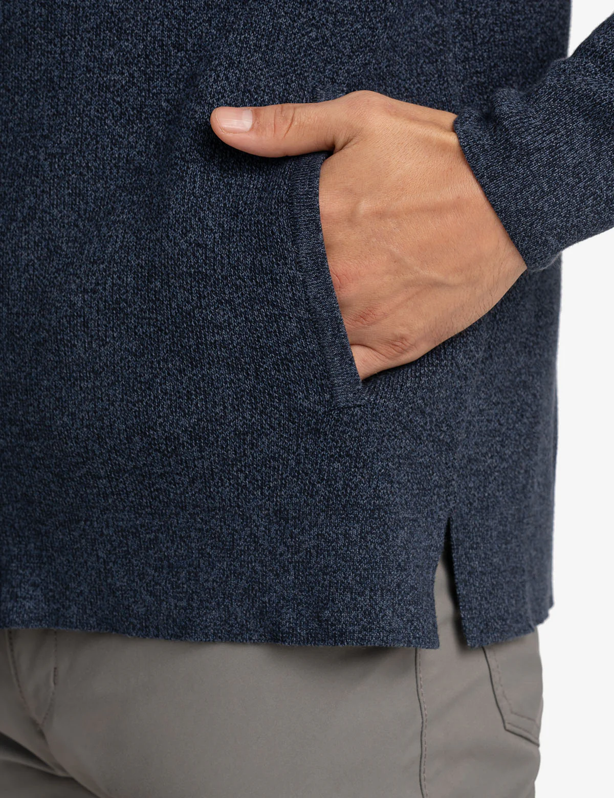 TWIST MARL FULL ZIP SWEATER - Image 9