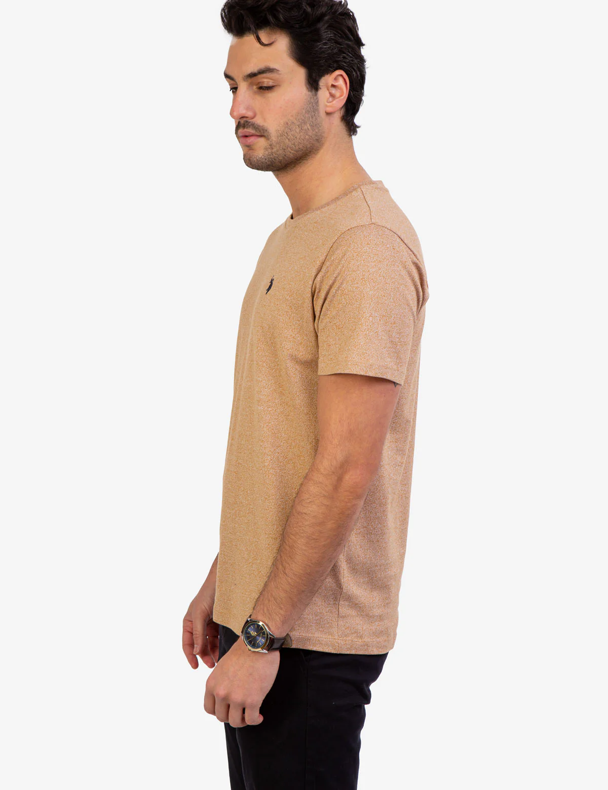 TWISTED YARN CREW NECK T-SHIRT - Image 3