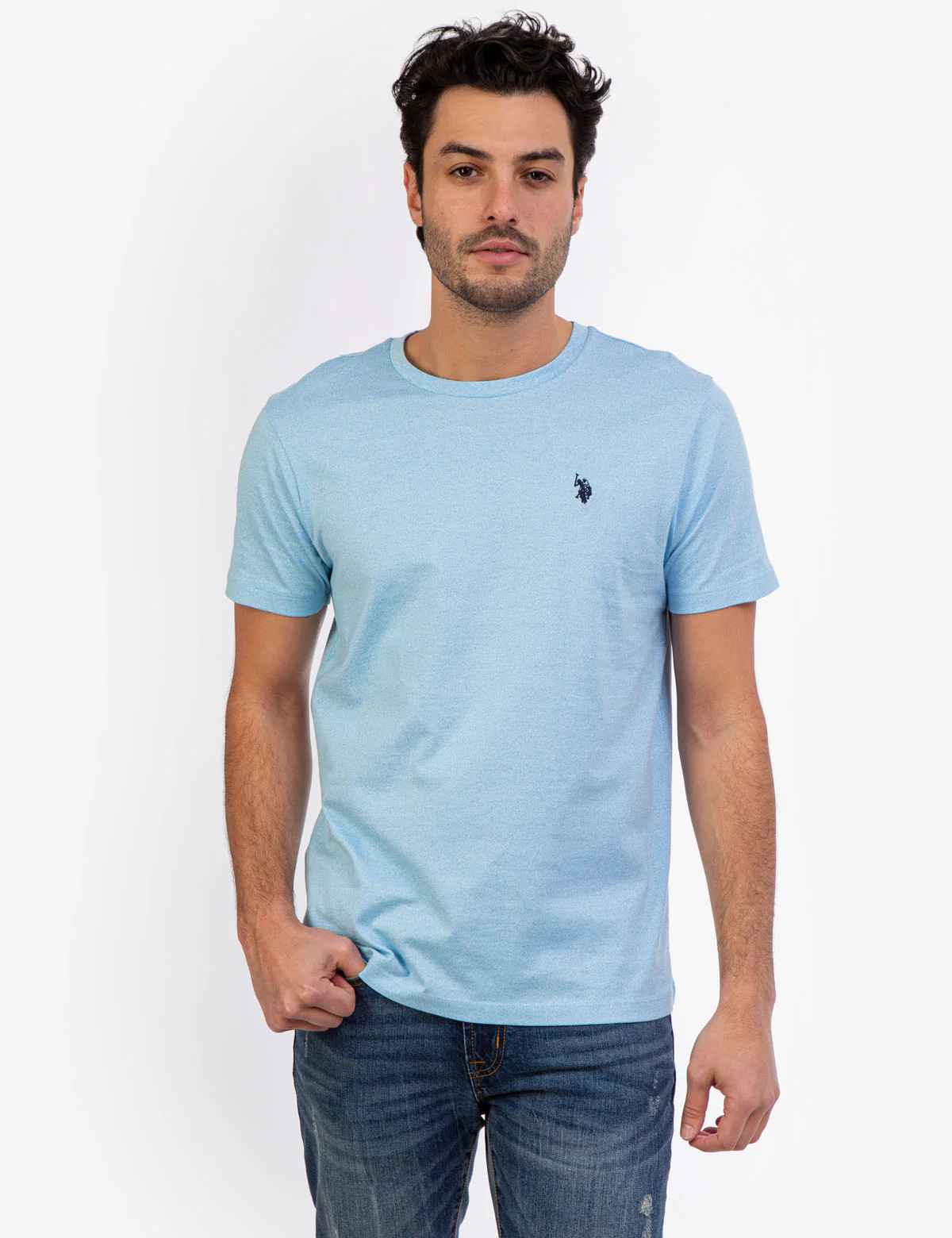 TWISTED YARN CREW NECK T-SHIRT - Image 6