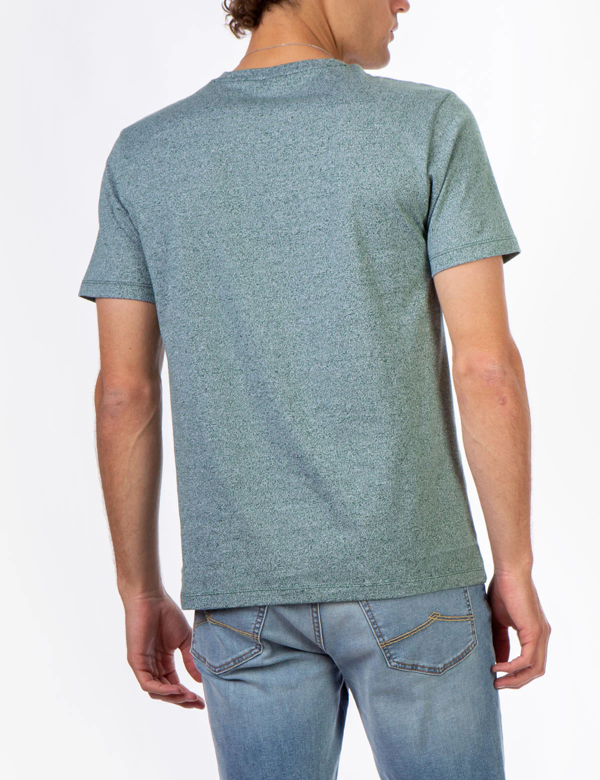 TWISTED YARN V-NECK T-SHIRT - Image 4