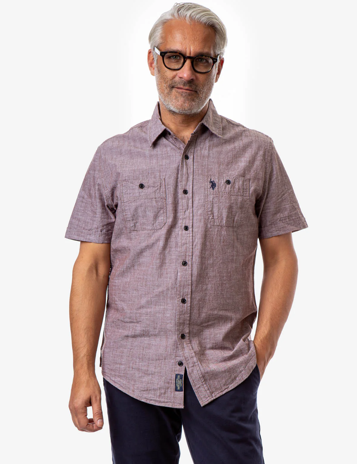 TWO POCKET UTILITY SHORT SLEEVE SHIRT