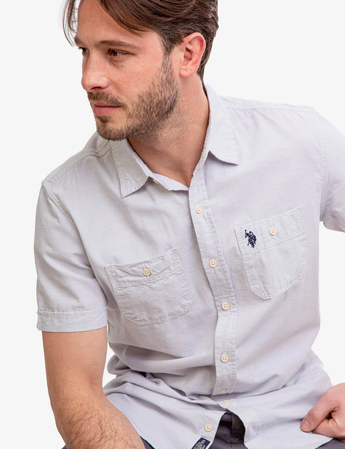 TWO POCKET UTILITY SHORT SLEEVE SHIRT