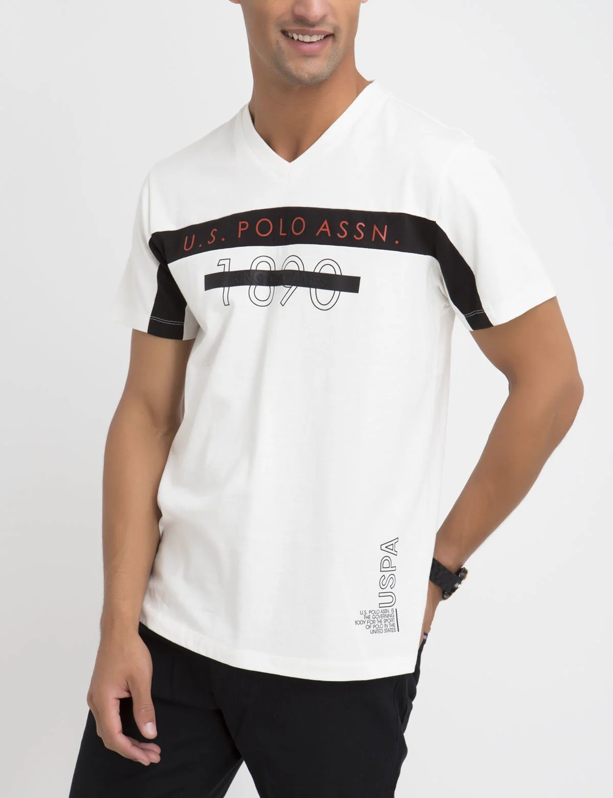 U.S. POLO ASSN. 1890 V-NECK T-SHIRT - Image 5