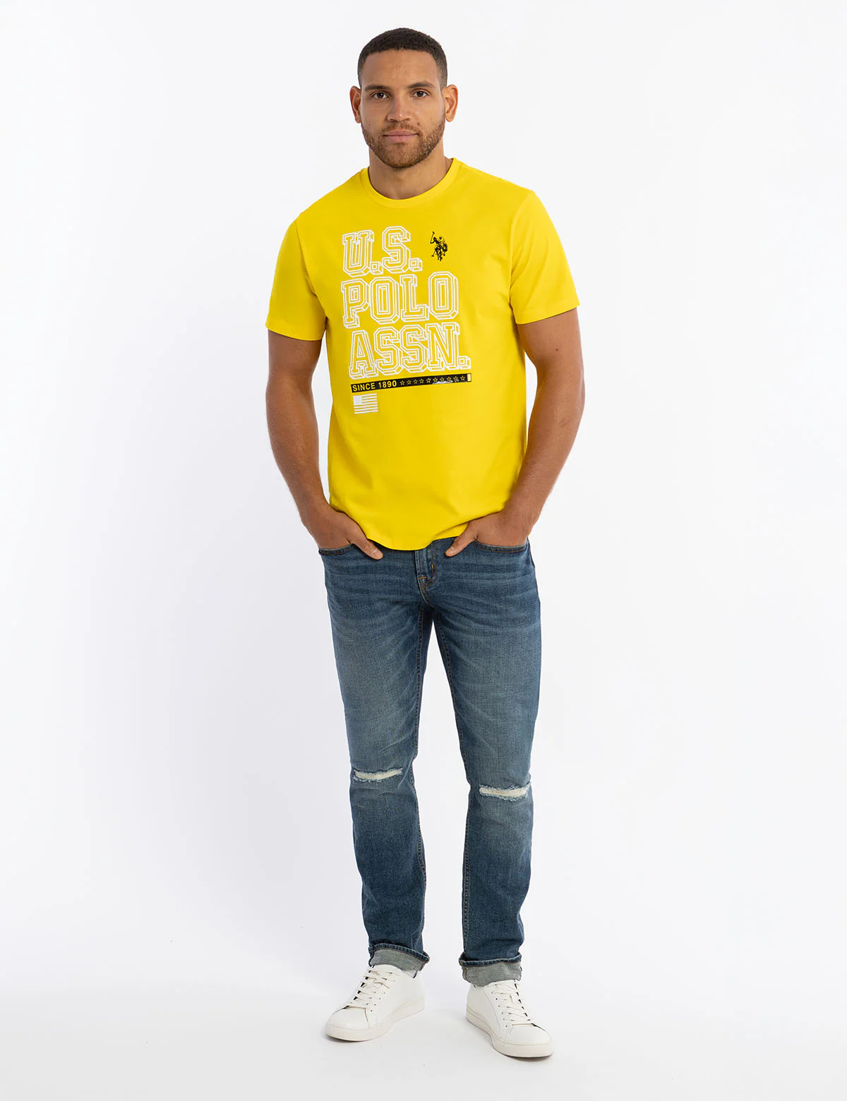 U.S. POLO ASSN. BLOCK PRINT JERSEY T-SHIRT - Image 2