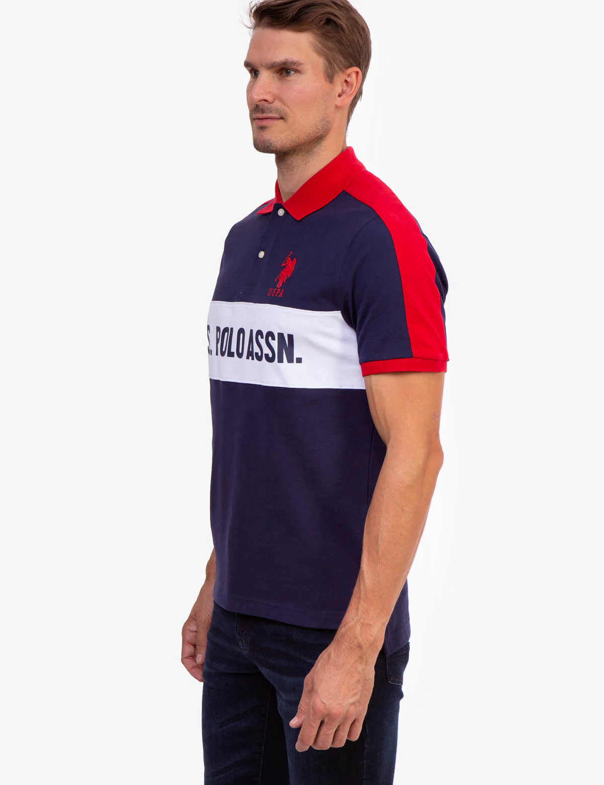 U.S. POLO ASSN. COLORBLOCK POLO SHIRT - Image 3