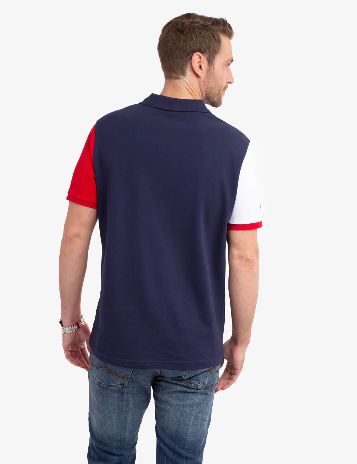 U.S. POLO ASSN. COLORBLOCK PRINTED POLO SHIRT - Image 2