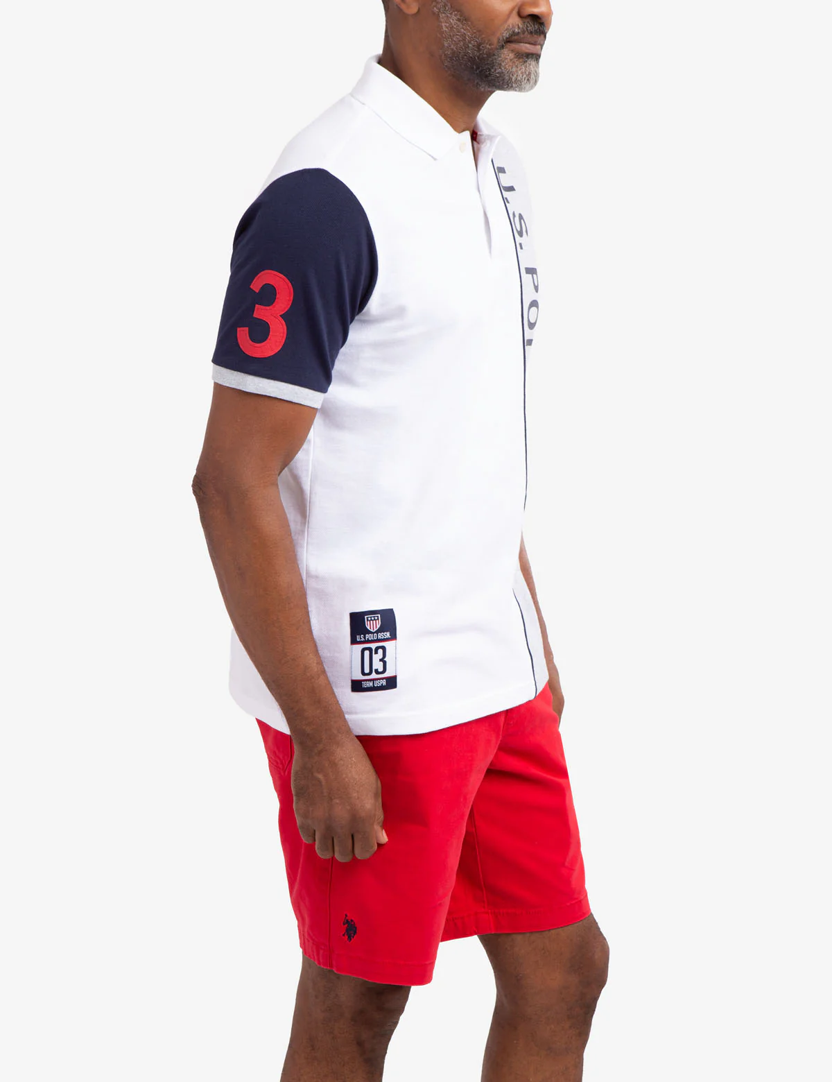U.S. POLO ASSN. COLORBLOCK PRINTED POLO SHIRT - Image 8