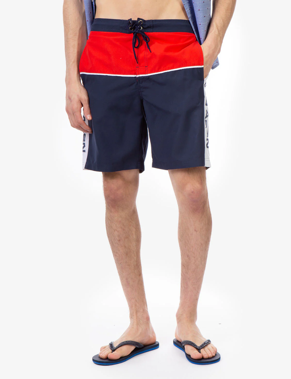 U.S. POLO ASSN. COLORBLOCK SWIM TRUNKS - Image 2