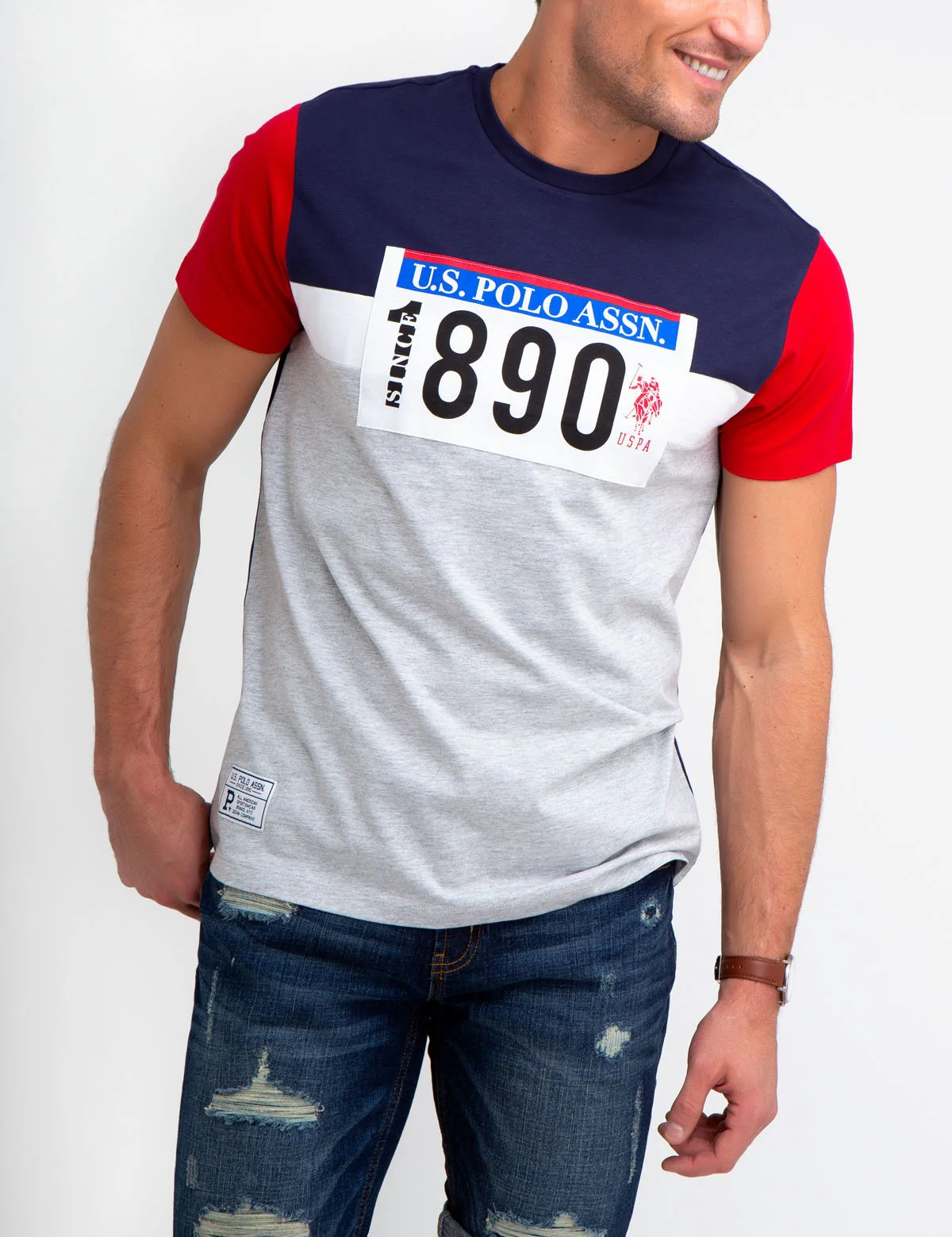 U.S. Polo Assn. Colorblock T-Shirt - Image 2