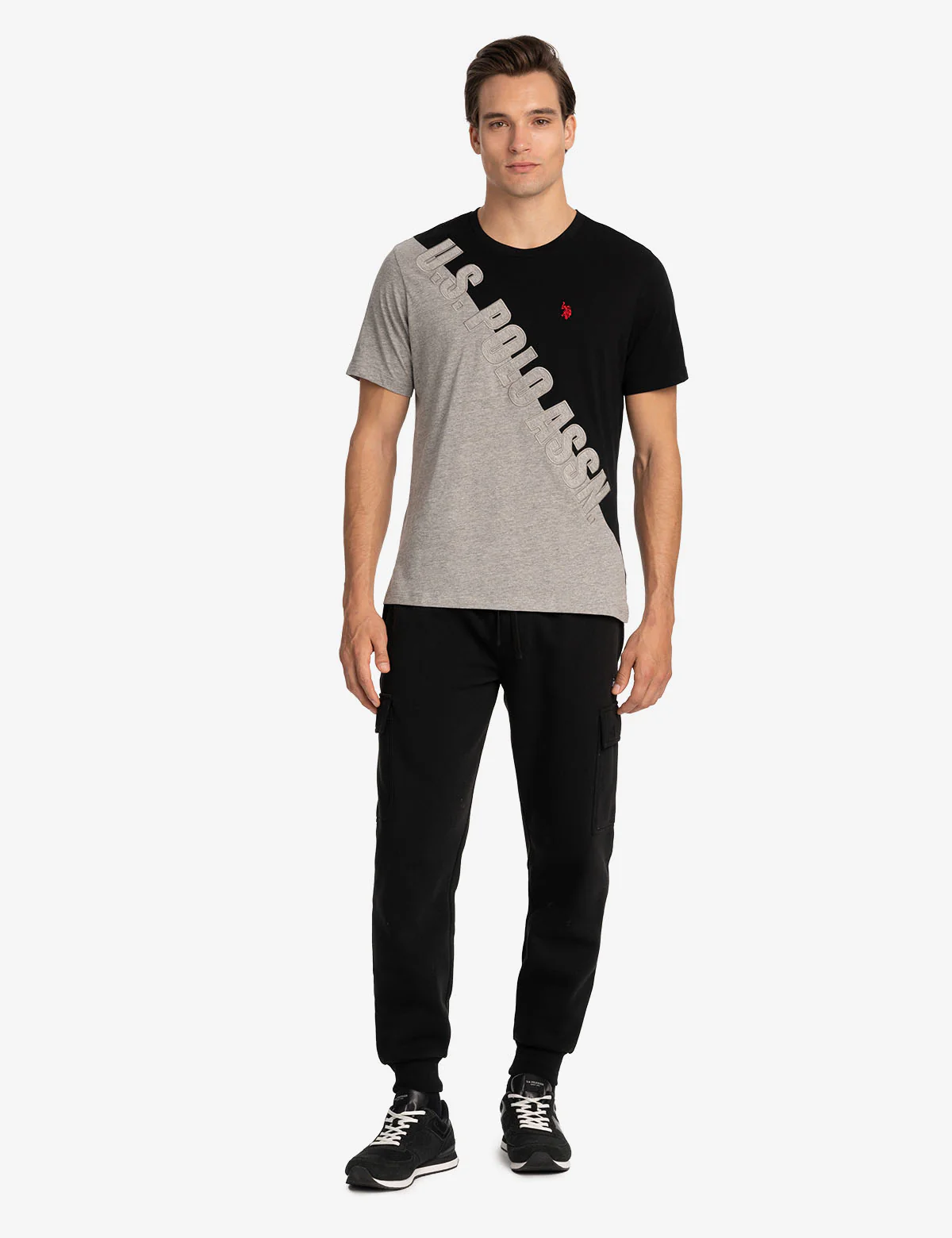 U.S. POLO ASSN. DIAGONAL COLORBLOCK T-SHIRT - Image 2