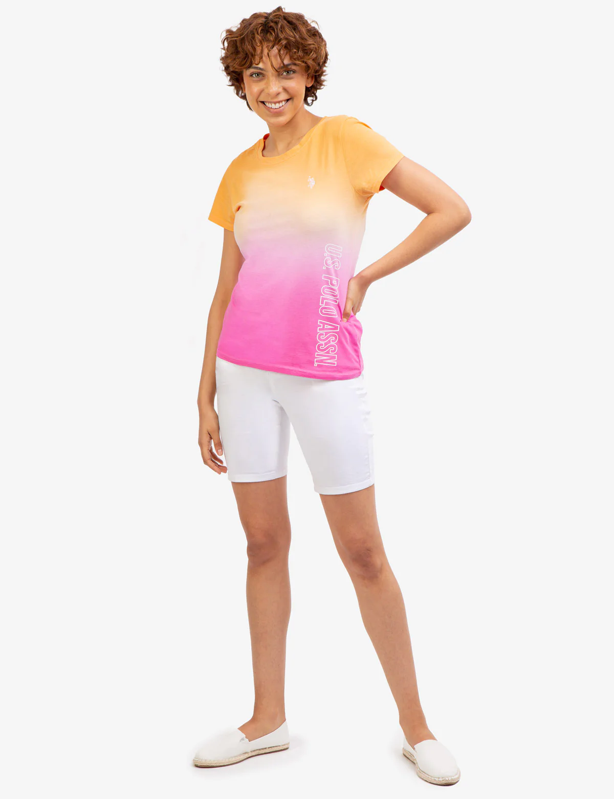 U.S. POLO ASSN. DIP DYE GRAPHIC T-SHIRT - Image 3