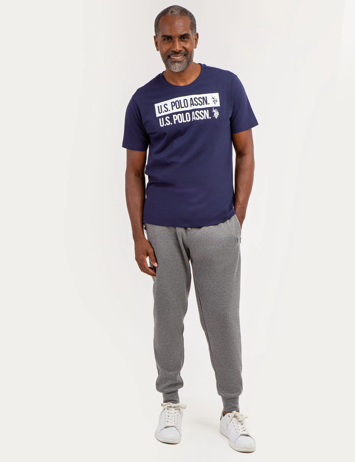 U.S. POLO ASSN. DOUBLE LOGO GRAPHIC T-SHIRT - Image 2